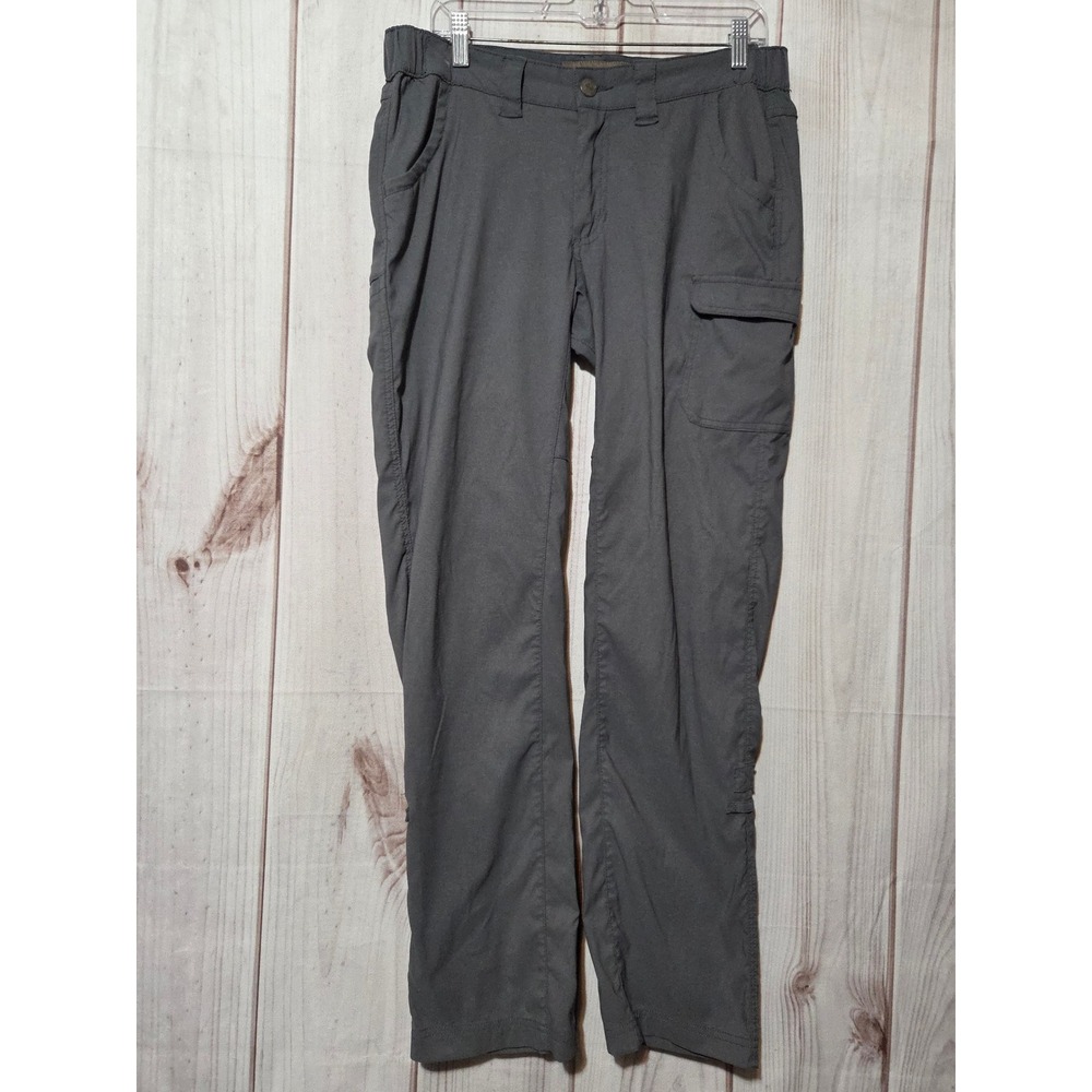 Bit & Bridle‎ Womens Gray Nylon Cargo Hiking Pants Size Medium Stretch Outdoor
